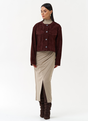 Куртка из натуральной замши 