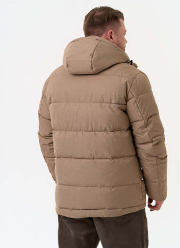 Мужской пуховик с капюшоном 