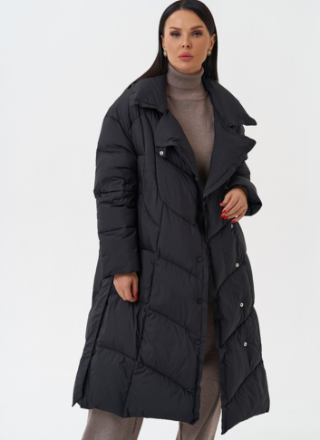 Женский пуховик с капюшоном 