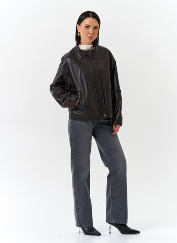 Женская куртка из натуральной кожи