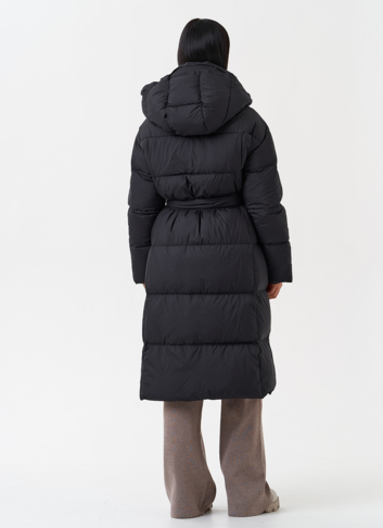 Женский пуховик с капюшоном 