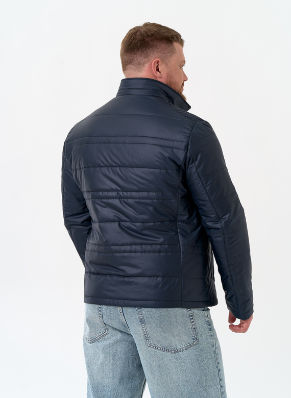 Мужская куртка с воротником стойкой