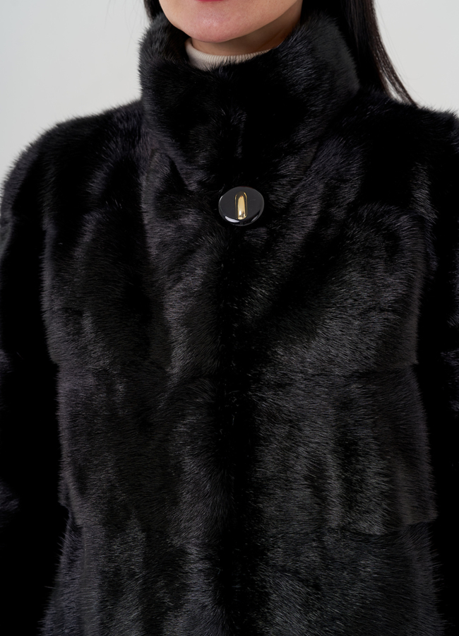 Норковая шуба модель № 24729 в рассрочку