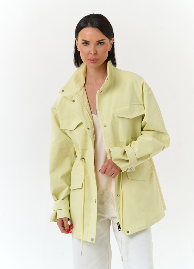 Женская ветровка с воротником стойкой модель № 33090 универмаг малина