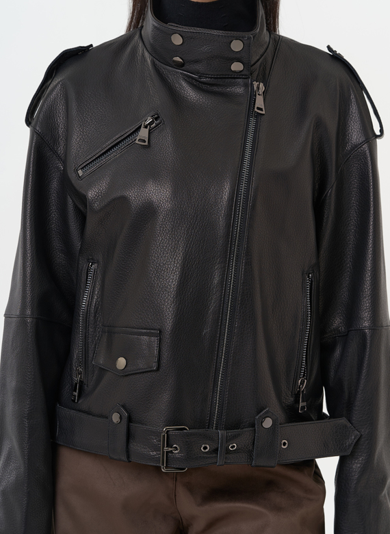 Куртка косуха из натуральной кожи