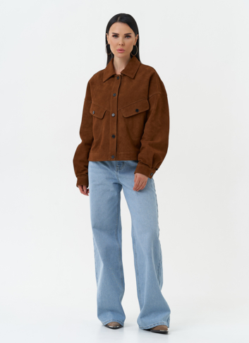 Женская куртка из натуральной замши