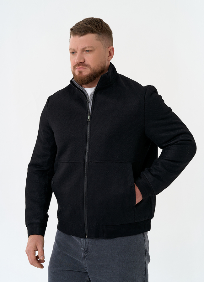 Мужское укороченное пальто модель № 32895 универмаг малина