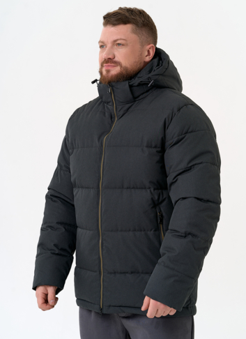 Мужской пуховик с капюшоном 