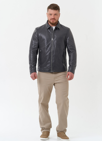 Мужская куртка из натуральной кожи 